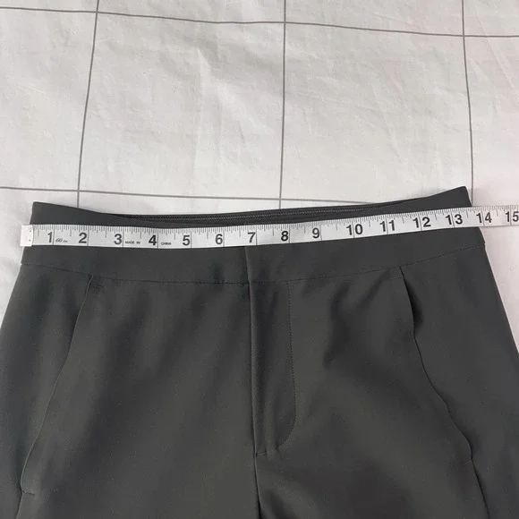 ✨[Athleta] Gray Stellar Trouser Ankle Zipper Size 4 Style 351310 - Picture 6 of 10